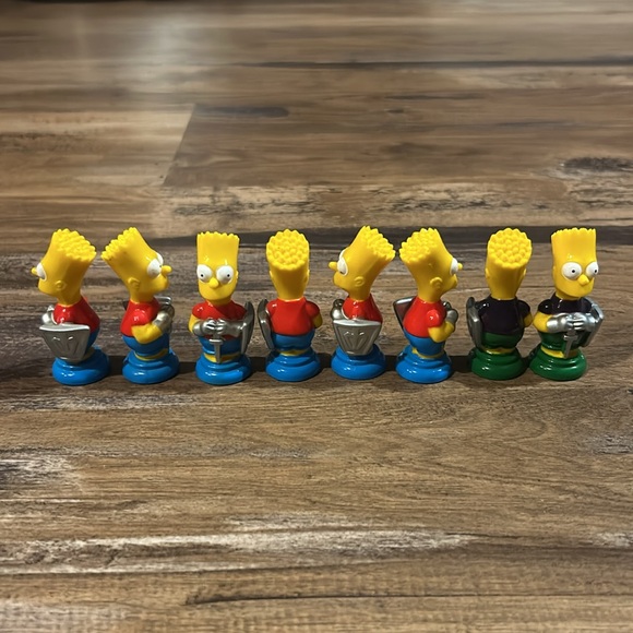 Vintage 1991 The Simpsons 3-D Chess 32 Pieces ONLY - Picture 12 of 13